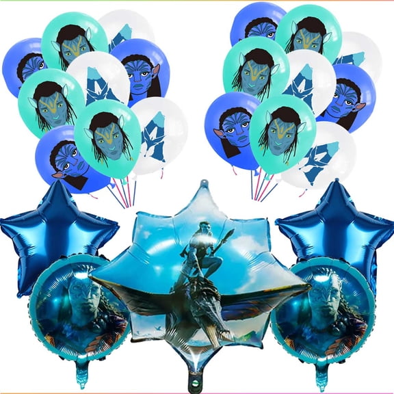 Balloons Birthday Party Supplies Decor Fans Set Decorations Kit