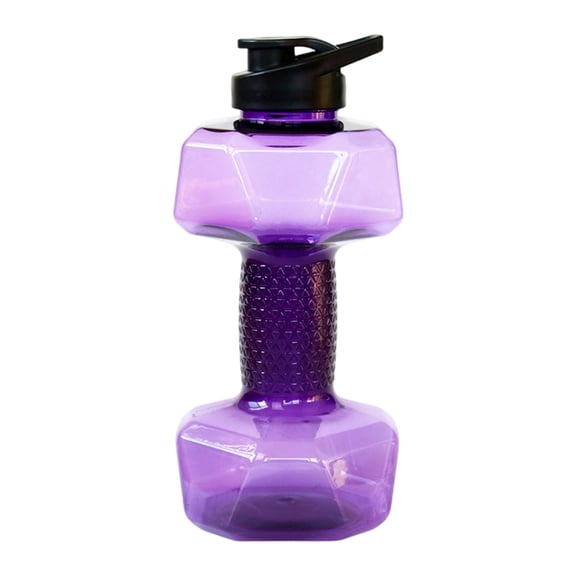 LEHOZIHEQ Dumbbell Shape Water Bottle, Portable Weight Water Bottles, Dumbbells Travel Cup, Eco-Friendly Cup for Gym, Yoga, Running, Outdoors, Cycling, and Camping