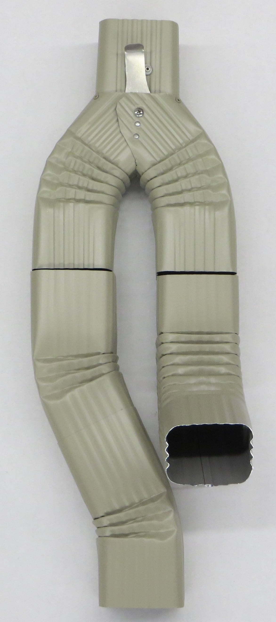 Inline Downspout Diverter for Rain Barrels (3X4, CLAY)