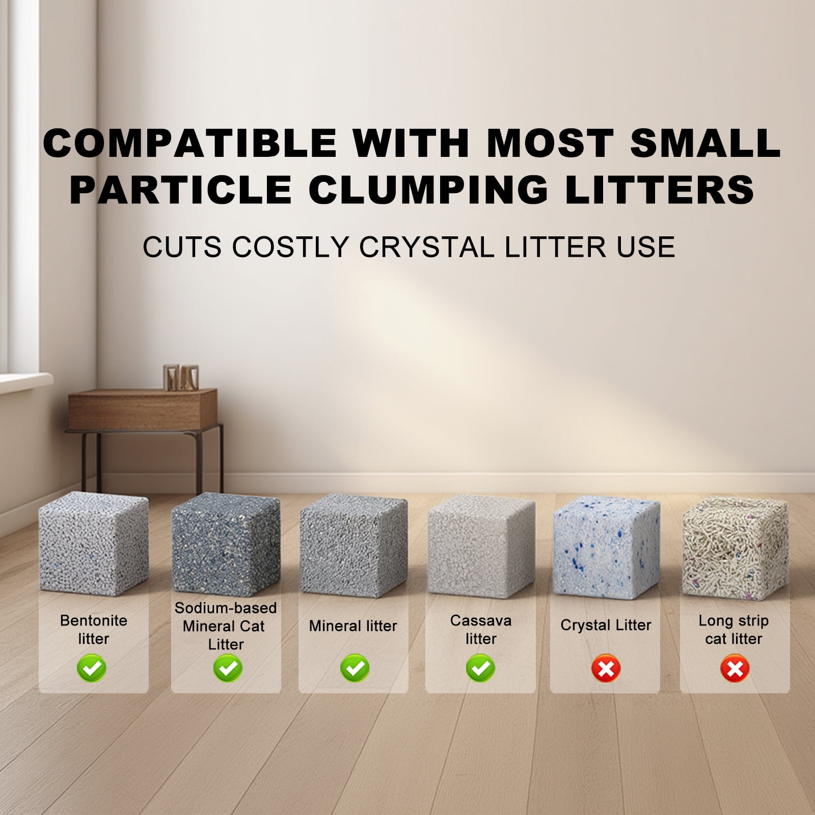 Automatic Litter Box, Open-Top Self Cleaning Litter Box for Multiple Cats, Large Space with Low Entry, Dual Safety Sensors, Quiet Operation, Compatible with Clumping Litter, Odor Control