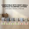 thumbnail image 5 of Automatic Litter Box, Open-Top Self Cleaning Litter Box for Multiple Cats, Large Space with Low Entry, Dual Safety Sensors, Quiet Operation, Compatible with Clumping Litter, Odor Control, 5 of 10
