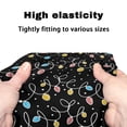 thumbnail image 7 of HELLHERO Colourful Lights Rollator Walker Seat Back Cover Walker Seat Cushion Cover & Non-Slip Cover Removable and Washable Walker Protection for Senior, 7 of 7