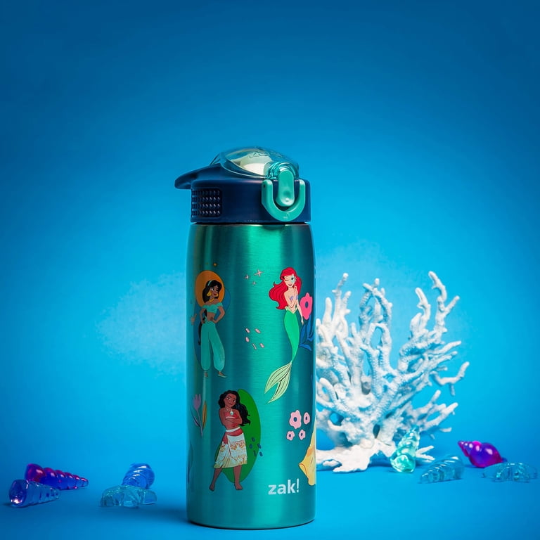 Zak Designs Disney Princess Water Bottle, 19 oz, Vacuum Insulated