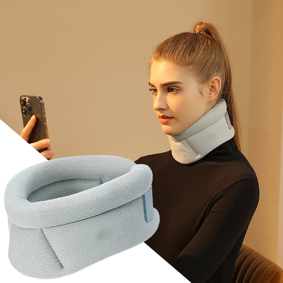Riforla Fixed Neck Home Neck Brace Adjustable Collars Support Brace Soft Foam Neck Support Head Down Prevention Neck Forward Tilt Corrector GY2