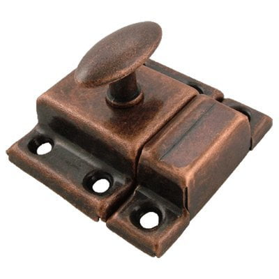 Restoration Hardware Sofa Manufacturer Antique Copper Plated Stamped Steel Cabinet Latch - Small - Antique Furniture Restoration Hardware - BI-15AAC ()