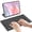 black, variant on BATTOP Foldable Bluetooth Keyboard with Protective Stand Case, Portable Wireless Keyboard, Compatible for Tablet, Smartphone, Laptop(Black)