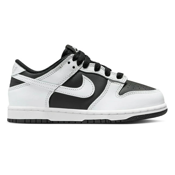 Little Kid's Nike Dunk Low Black/Platinum Tint (FB9108 010) - 2
