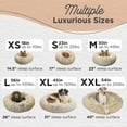 thumbnail image 4 of Best Friends by Sheri Original Calming Donut Shag Cuddler, 36x36 Taupe, 4 of 8