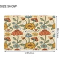 thumbnail image 2 of GZHJMY Mushroom Eyes Bathroom Rug 24"×16",Non-Slip High Absorbent Bath Mat Rug Machine Washable Bahtub Mats, 2 of 7