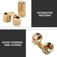 thumbnail image 6 of TIERPOP 10Pcs Furniture Brass Concealed Hinges Cylindrical Hinges Small Barrels Hinges for Jewelry Keepsakes Box Cabinet Door, 6 of 11