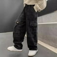 thumbnail image 2 of LNMQLPDBS Cowgirl Jeans Low Rise Jeans Baggy Sweat Pants for Girls 10-12 Yoga Pant Boys Athletic Pants Size 14-16 Boy Christmas Gifts Age 8-10 Girls, 2 of 6