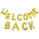 thumbnail image 1 of GOOHOCHY 1 set de bienvenida globos de cartas de retroceso decoraciones de fiesta escolar globo de aluminio creativo, 1 of 7