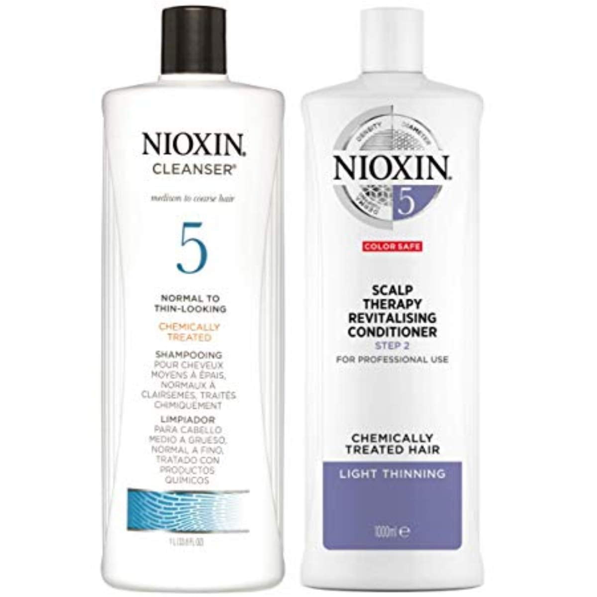 Nioxin System 5 Duo Set (Shampoo and Conditioner 33.8 oz each