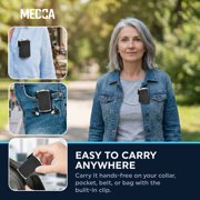 Sound Amplifier - Pocket Sound Voice Enhancer Device with Duo Mic/Ear Plus Extra Headphone and Microphone Set, Personal Hearing Amplifier Device by MEDca