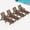 Brown, variant on SUUNYN Wood Look HDPE Outdoor Chaise Lounge Chair, Rolling Pool Lounger, Aqua