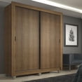 thumbnail image 2 of Ropero Closet Madesa Denver 2 Puertas Corredizas con Pies Marrón, 2 of 11