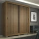 thumbnail image 2 of Ropero Closet Madesa Denver 2 Puertas Corredizas con Pies Marrón, 2 of 11
