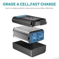 thumbnail image 6 of Replacement 2 Pack NP-FW50 Camera Battery Charger Kit with USB Cord for  Alpha A3000 A5000 A5100 A6000 A6500 A6300 A6400 A55 A7 A7II A7R A7RII A7S A7SII NEX-3 NEX-5 NEX-6 NEX-7 NEX-C3 NEX-F3, 6 of 7