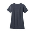 thumbnail image 3 of District Made Ladies Perfect Blend Crew Tee-4XL (Heathered Navy), 3 of 3