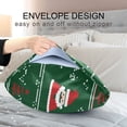 thumbnail image 4 of Yayeee Pillowcase Standard Size Set of 2 Satin Wrinkle Resistant Pillow Case, Green Christmas Trees, 4 of 8