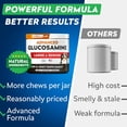 thumbnail image 6 of Glucosamine Chews for Dogs - Hip & Joint Support with Chondroitin, Green Lipped Mussel, MSM & Collagen - Joint Pain Relief - Bacon (180 ct), 6 of 8