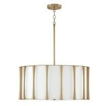 4 Light Pendant In Modern Style-11 Inches Tall And 24.5 Inches Wide-Matte Brass Finish -Traditional Installation Capital Lighting 344641Ma