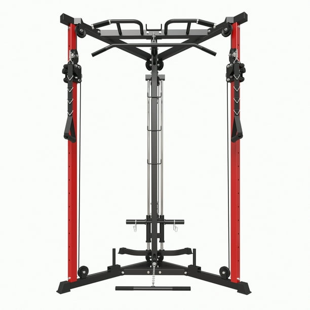 Cable Crossover Machine, Dual Pulley Cable Machine, 400lbs Plate loaded Cable Fly Machine for