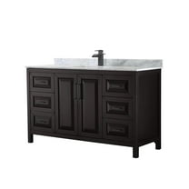 Wyndham Collection Wcv252560sunsmxx Daria 60" Free Standing Single Vanity Set - Dark