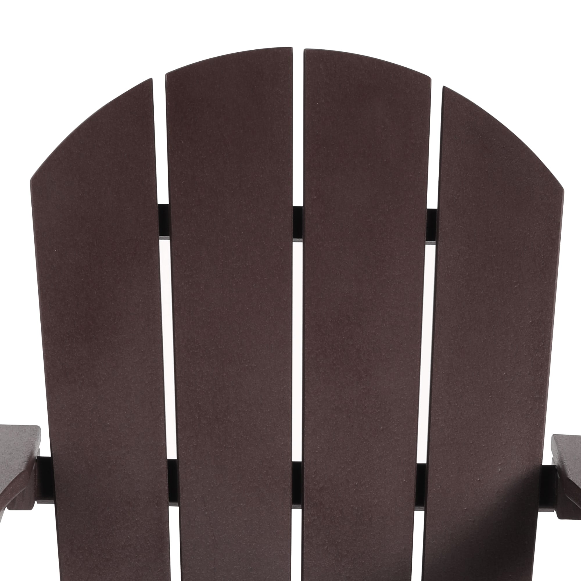 WestinTrends Malibu Outdoor Patio Porch Rocking Adirondack Chair (Set of 2), Dark Brown