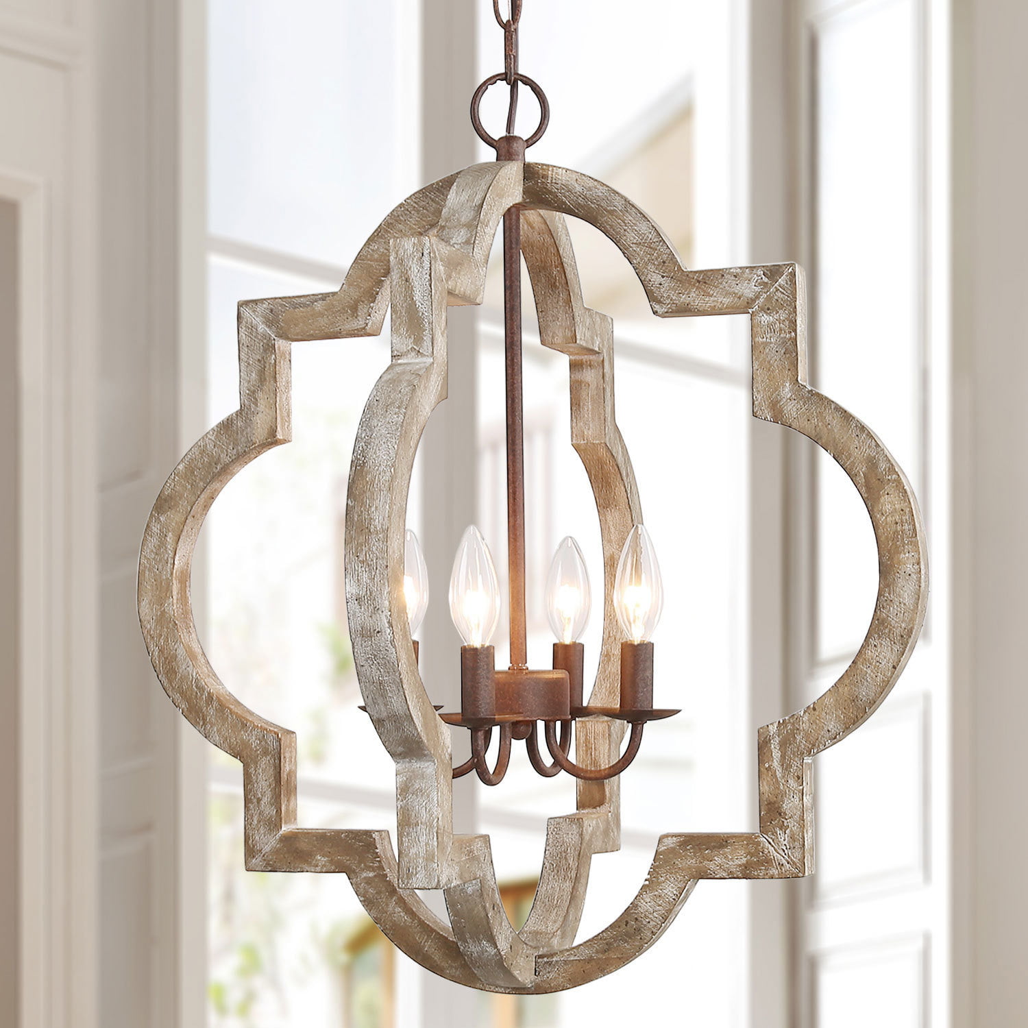 Lnc Rustic Chandeliers Shabby Chic, Rustic Light Fixtures For Living Room