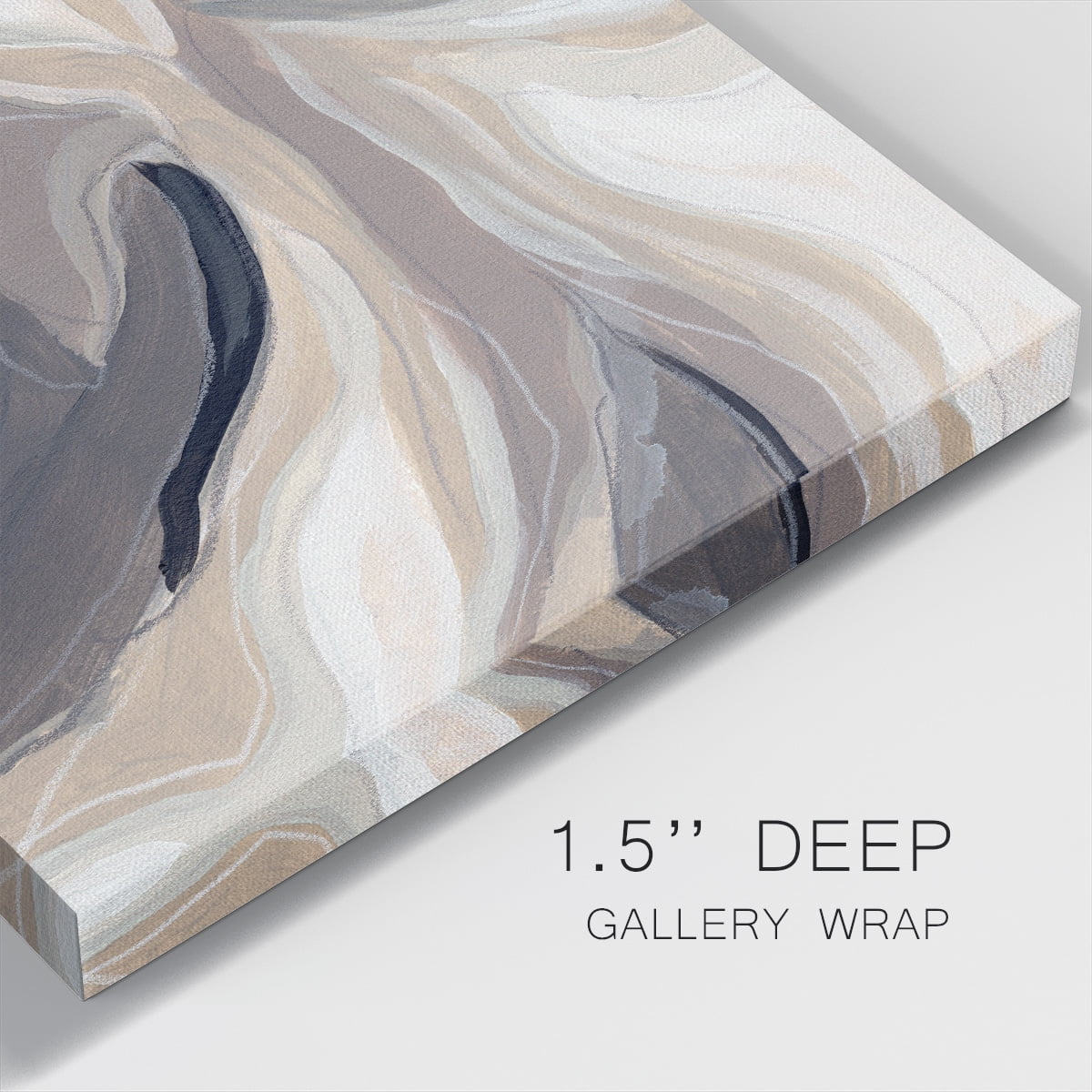Wexford Home Stone Ripple IV-Premium Gallery Wrapped Canvas, 16" x 16" - Ready to Hang