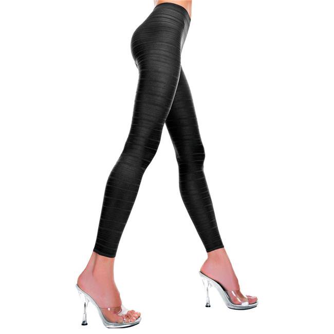 Music Legs 35277BLACK Ultra Sheer Leggings, Black