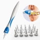 thumbnail image 4 of Niños ancianos espiral suave oído cuidado de la cera limpieza kit de swab kit de viaje lavable silicona aceite de silicona recogiendo herramienta de eliminación Earpick Scienceny CE001438-00, 4 of 6