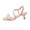 Beige, variant on DIVVce Patent Leather Multi Strap Slingback Heels For Women Open Toe Comfortable Evening Footwear