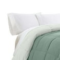 thumbnail image 3 of Veria Microfiber Twin Comforter with Stitched Block Pattern The Urban Port, Orange, 3 of 5