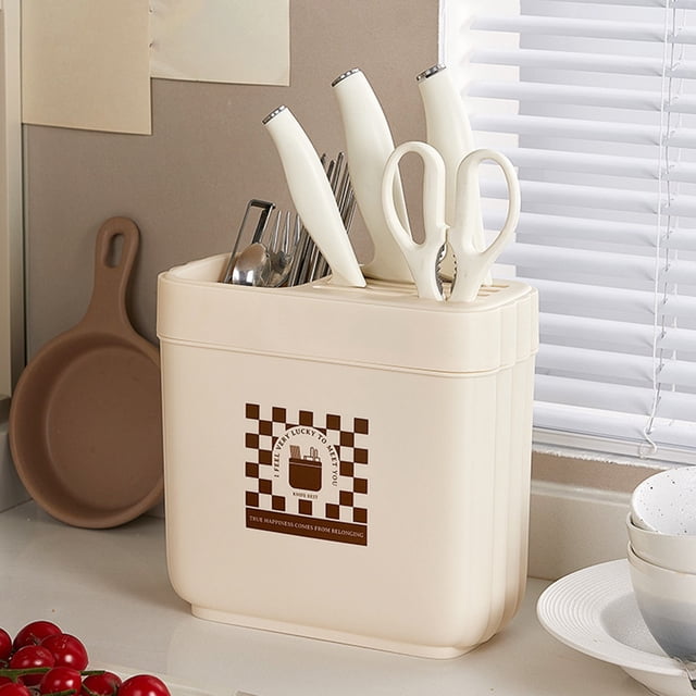 TIMIFIS Storage Rack Kitchen Plastic Chopstick Cage Kitchen Knife Storage Rack New Home Essentials