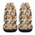 thumbnail image 5 of XYZCANDO 2 Pack Car Seat Covers for Interior Car Front Seat Covers Elastic Fit Washable, Truck Van SUV Car Front Seat Cover Set, Desert Camo, 5 of 10