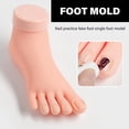 thumbnail image 2 of ROCKROK Practice False Foot Model Silicone False Foot Tool for Home Salon Use, 2 of 7