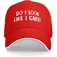 thumbnail image 2 of Do I Look Like I Care Hat Classic Low Profile Baseball Cap Adjustable Golf Dad Hats, 2 of 8