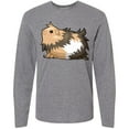 thumbnail image 3 of Inktastic Cute Long Haired Guinea Pig Long Sleeve T-Shirt, 3 of 5