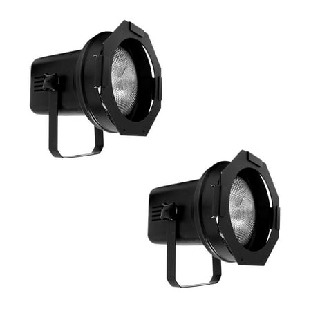- 2-Pack American DJ 150W Professional Metal Par Can Stage Lights | 2 x PAR-38BL