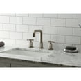 thumbnail image 2 of Kingston Brass KS1418CG Fuller Widespread Bathroom Faucet with Push Pop-Up Drain, Brushed Nickel, 2 of 8