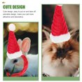 thumbnail image 3 of 1 Set Christmas Small Pet Hat Scarf Hamster Rabbit Dress up Cap Cosplay Scarf, 3 of 8