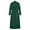 Green, variant on LLYwey Wedding Guest Dresses for Women formal Fashion Turndown Collar Loose Cotton Linen Long Sleeve Tightness High Waist Dress New Maxi Dresses Beige Xxl