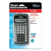 Texas Instruments Ti-30XA Scientific Calculator, 10-Digit LCD, Black