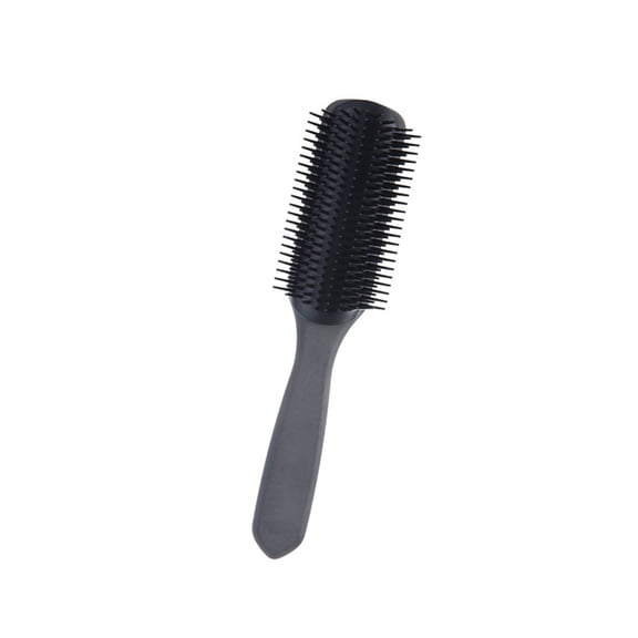 KCAHPAN 9 Row Cushion Nylon Hair Brush Travel Detangling Brush Comb for Separating