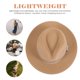 thumbnail image 3 of unbranded Sombrero Femenino Para Y Paseo En Paja Café Con Estilo Clásico Y Protección Solar, 3 of 6