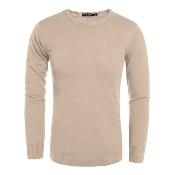 COOFANDY Men's Slim Fit Knit Sweater Pullover | Lightweight Ribbed Design for Business Casual & Everyday Wear