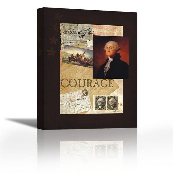 George - Contemporary Fine Art Giclee on Canvas Gallery Wrap - wall décor - Art painting - 18 x 24 Inch - Ready to Hang