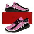 thumbnail image 3 of Uminder Womens Breast Cancer Awareness Sneakers Running Shoes Black Shoes Size 8.5, 3 of 5